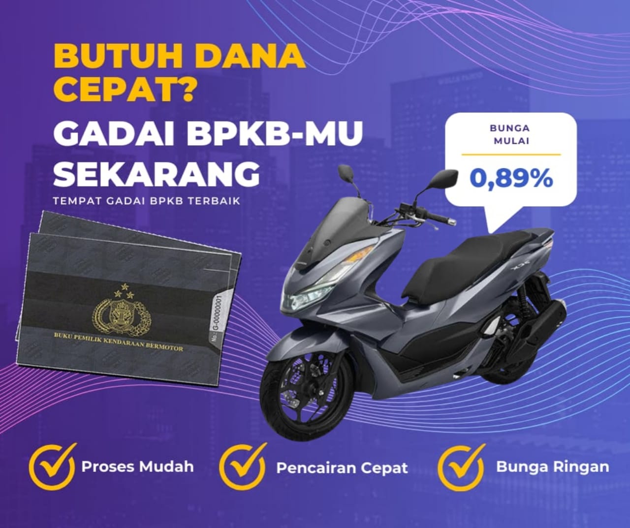 Pinjaman Dana Jaminan Bpkb Motor Honda Pcx Cbu 150 Cbs Dapat Pinjaman Berapa? Seperti Ini Simulasinya